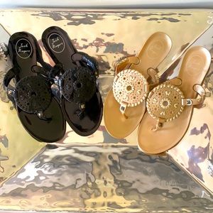 2 PAIR JACK ROGERS SANDALS